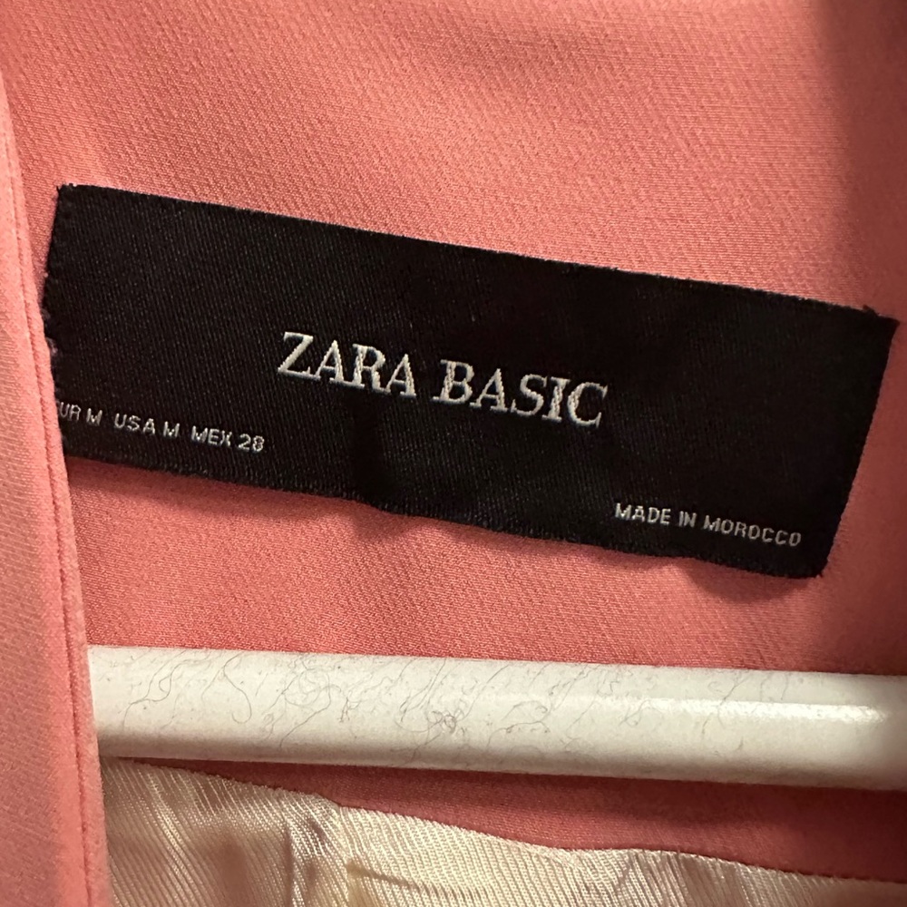 Zara Women's Pink Pant Suit: Blazer + Pants 2-Piece Set (M) - Picture 6 of 8